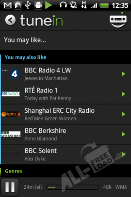 TuneIn радио